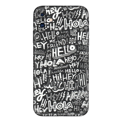 Apple iPhone Skins (All Models) - Hi Hello Doodles - Matte Finish (M-25) iPhone 11