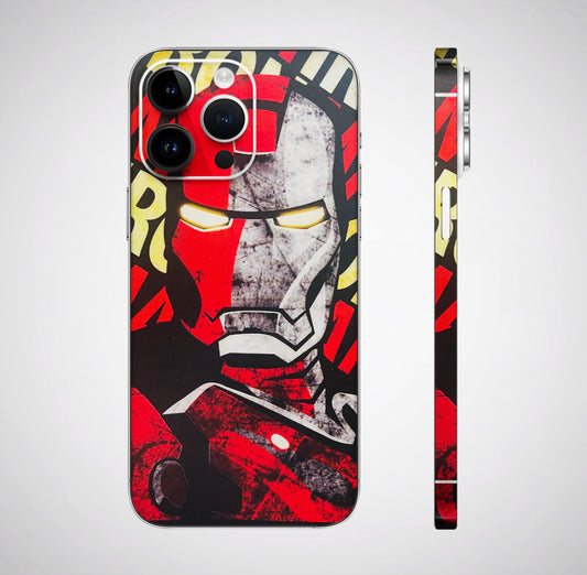 Ironman Full Face 3D Embossed Phone Skin