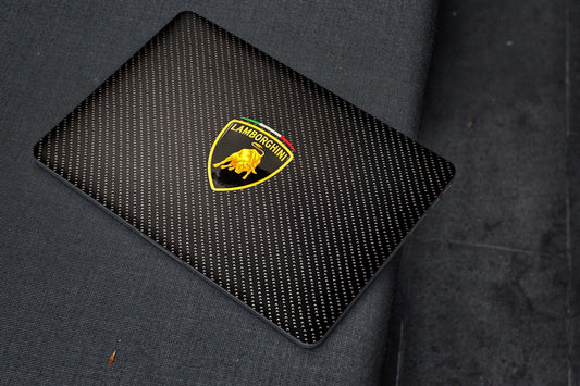 Lambo Brand Dotted With Logo 3D Textured Laptop Skin