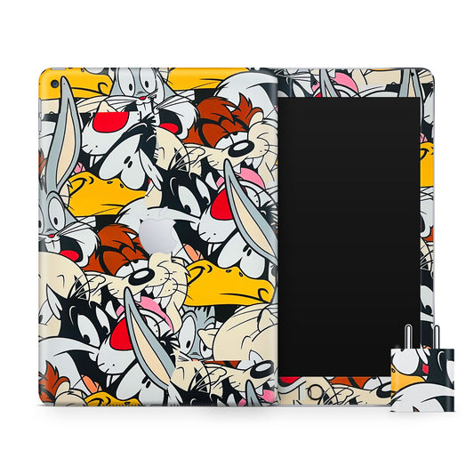 Loony Toons Matte Finish Skin For iPad/Tablet