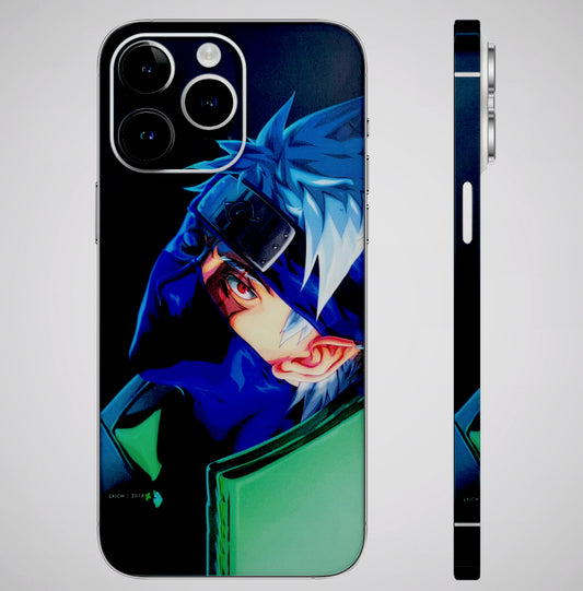 Evil Anime Look Matte Finish Phone Skin