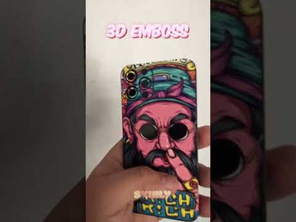 Battle King Dude Face 3D Embossed Phone Skin