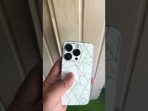 Luxury White Marble Effect 3D Textured Phone Skin