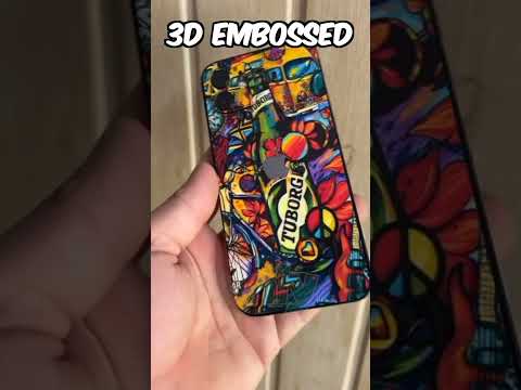 Cool Beer Bottle 3D Embossed Phone Skin