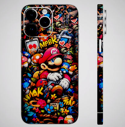 Super Mario Bros Artistic Matte Finish Phone Skin