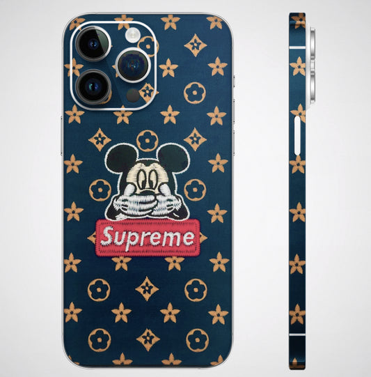 Mickey Supreme Matte Finish Phone Skin