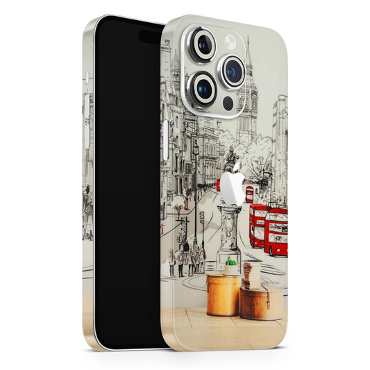 Tranzy Series London Street Matte Finish Phone Skin