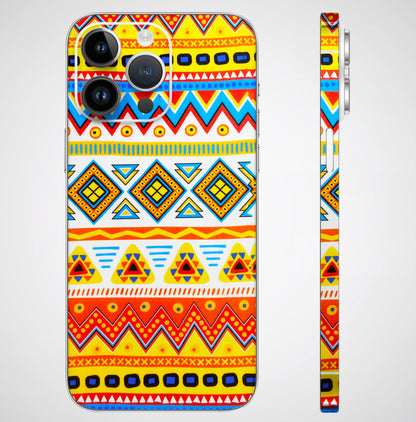 Mexican Abstract Matte Finish Phone Skin