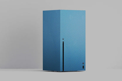 Xbox Series X Plain Blue Sobber Floor Matte Finish Skin