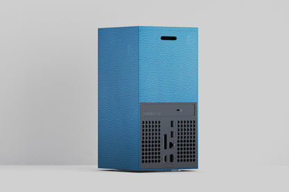 Xbox Series X Plain Blue Sobber Floor Matte Finish Skin